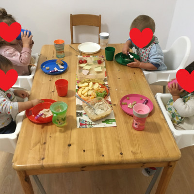 gemeinsames Frühstück